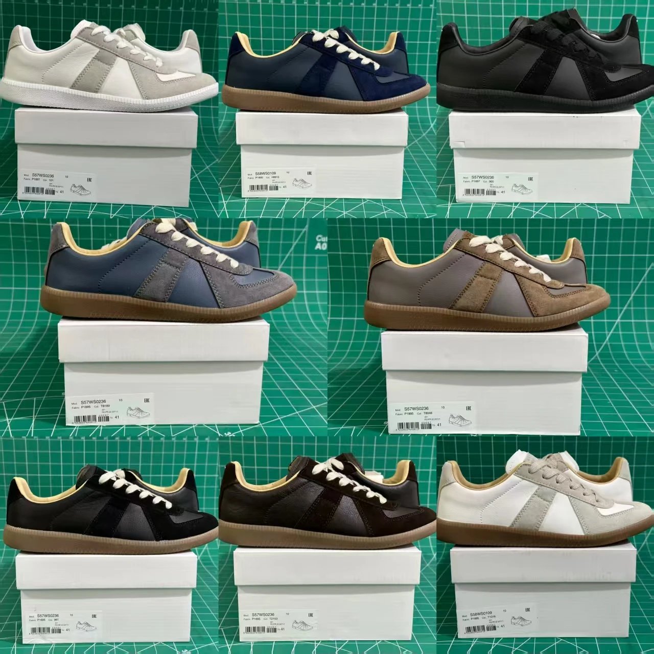 YH版本马吉拉休闲低帮德训鞋风靡全球MM6网红小白鞋性价比超高  新配色陆续更新