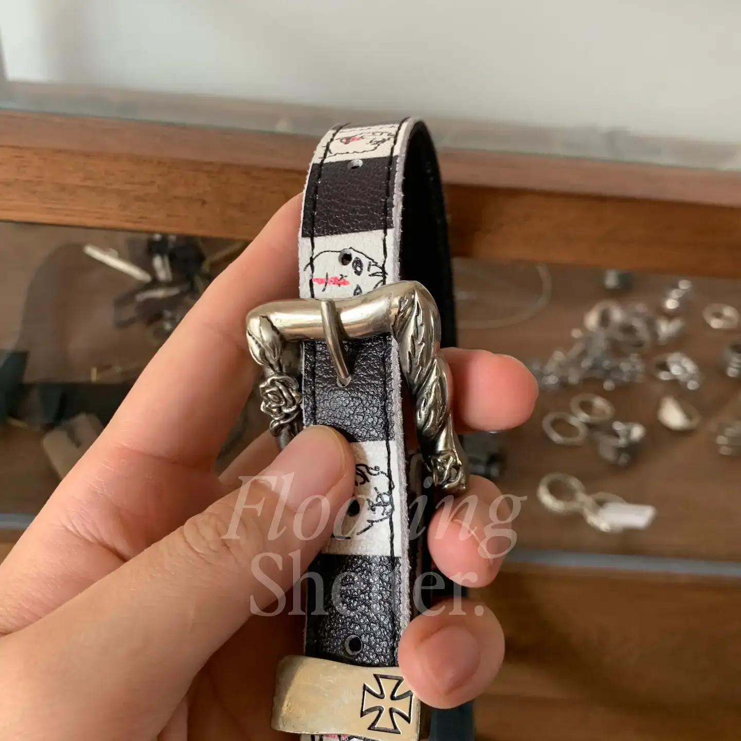 Erd Melancholy Rich Second Generation Nosebleed Belt Checkerboard Pattern Belt