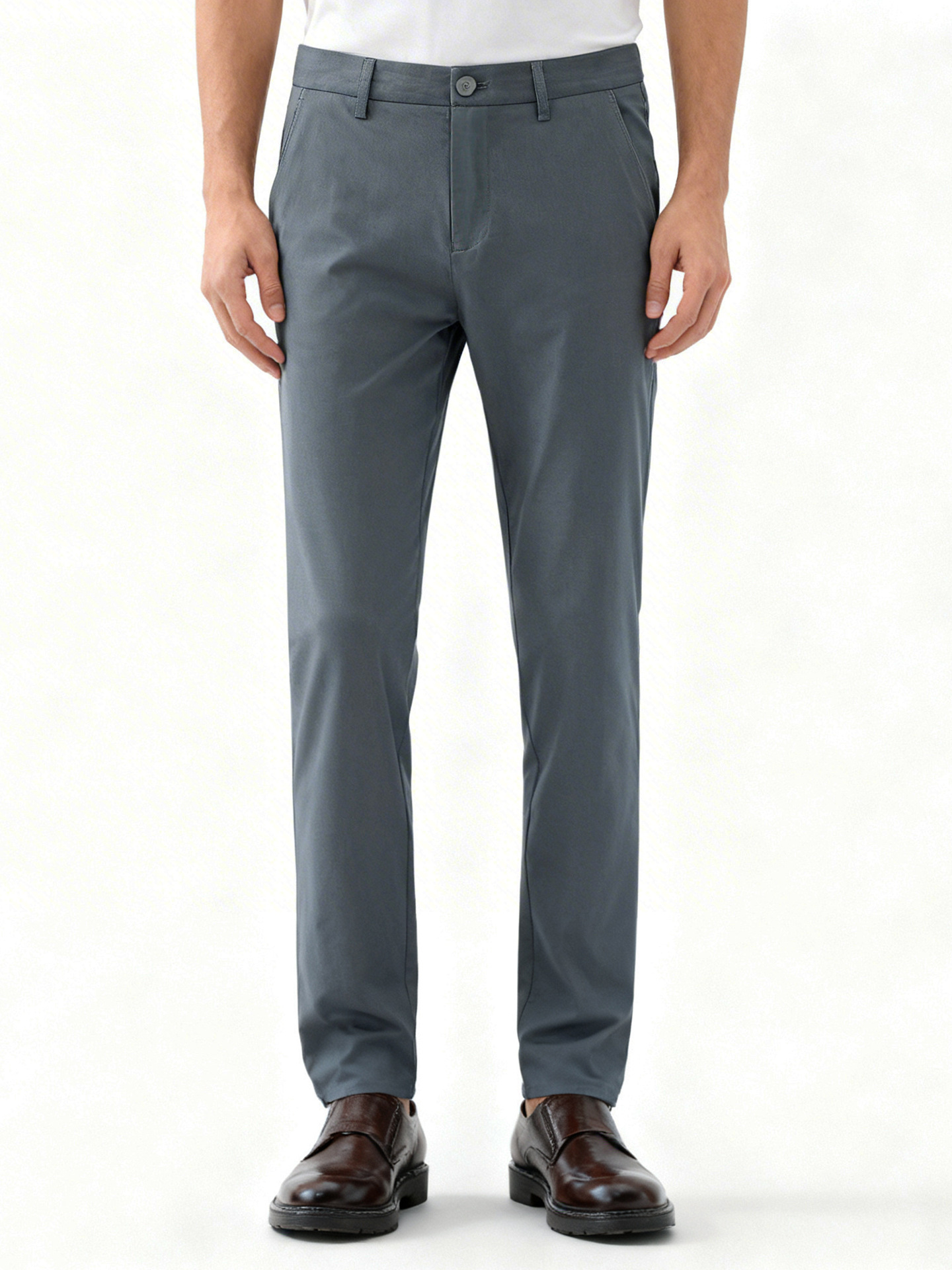 Hai Brand Clearance Modal Casual Pants for Men, Summer Four-Way Stretch Mid-Waist Straight Long Pants, Men's Pants 1Y087