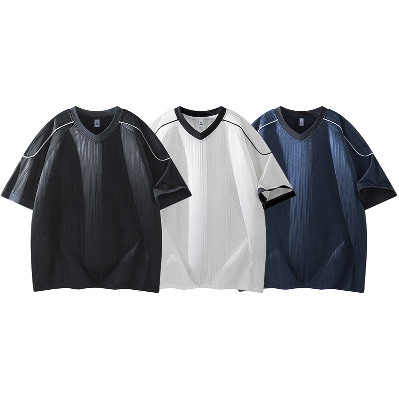 Summer Round-Neck Short-Sleeve Unisex Cool T-Shirt Custom Trendy Brand Short-Sleeve Unisex Casual Loose Half-Sleeve Breathable Top