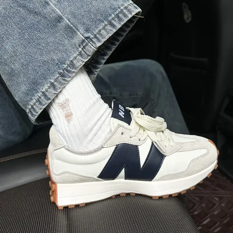 Putian Pure Original Authentic 327 Dad Shoes Men's Shoes Forrest Gump Shoes Small Waist Sneakers Women's Shoes N-Shaped Shoes Travel Thin Style