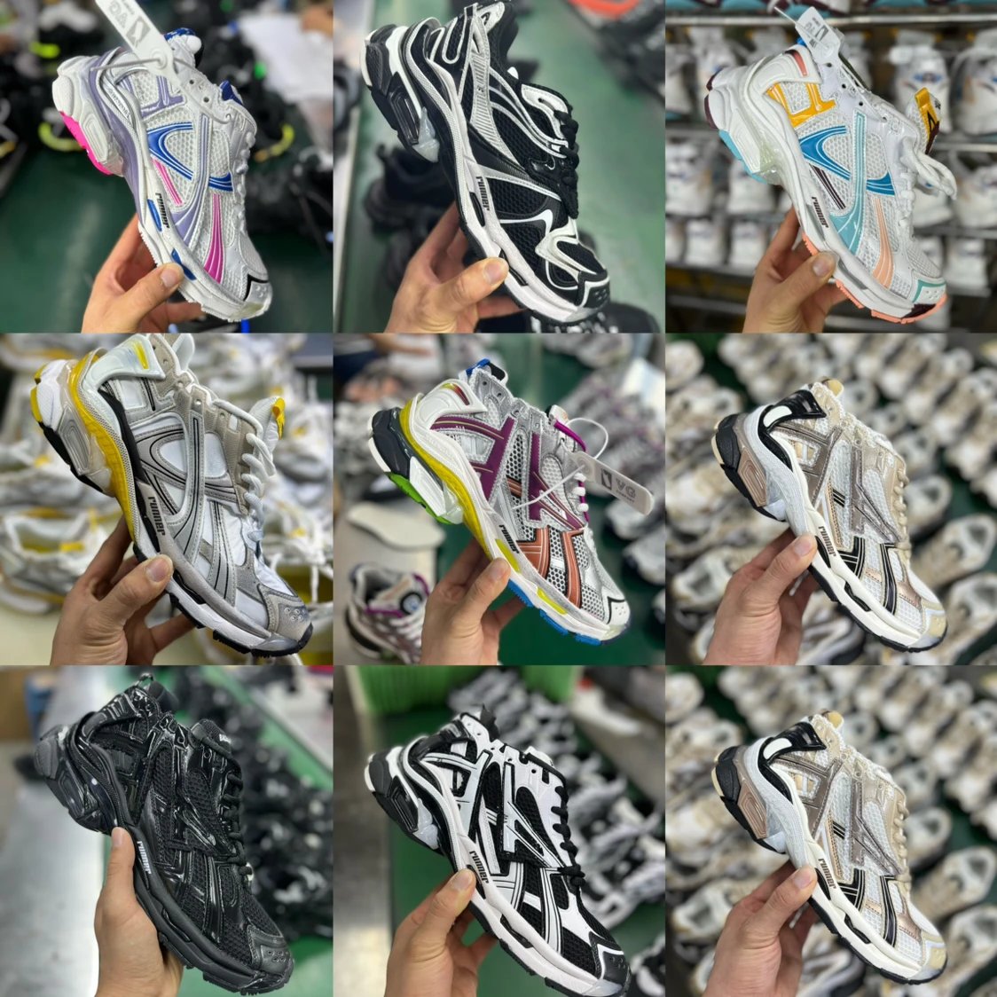 i8 Batch/Ba/-* Li R un-ner Seventh Generation Half Dad Shoes Foto QC de WEIDIAN na Qualit.ly