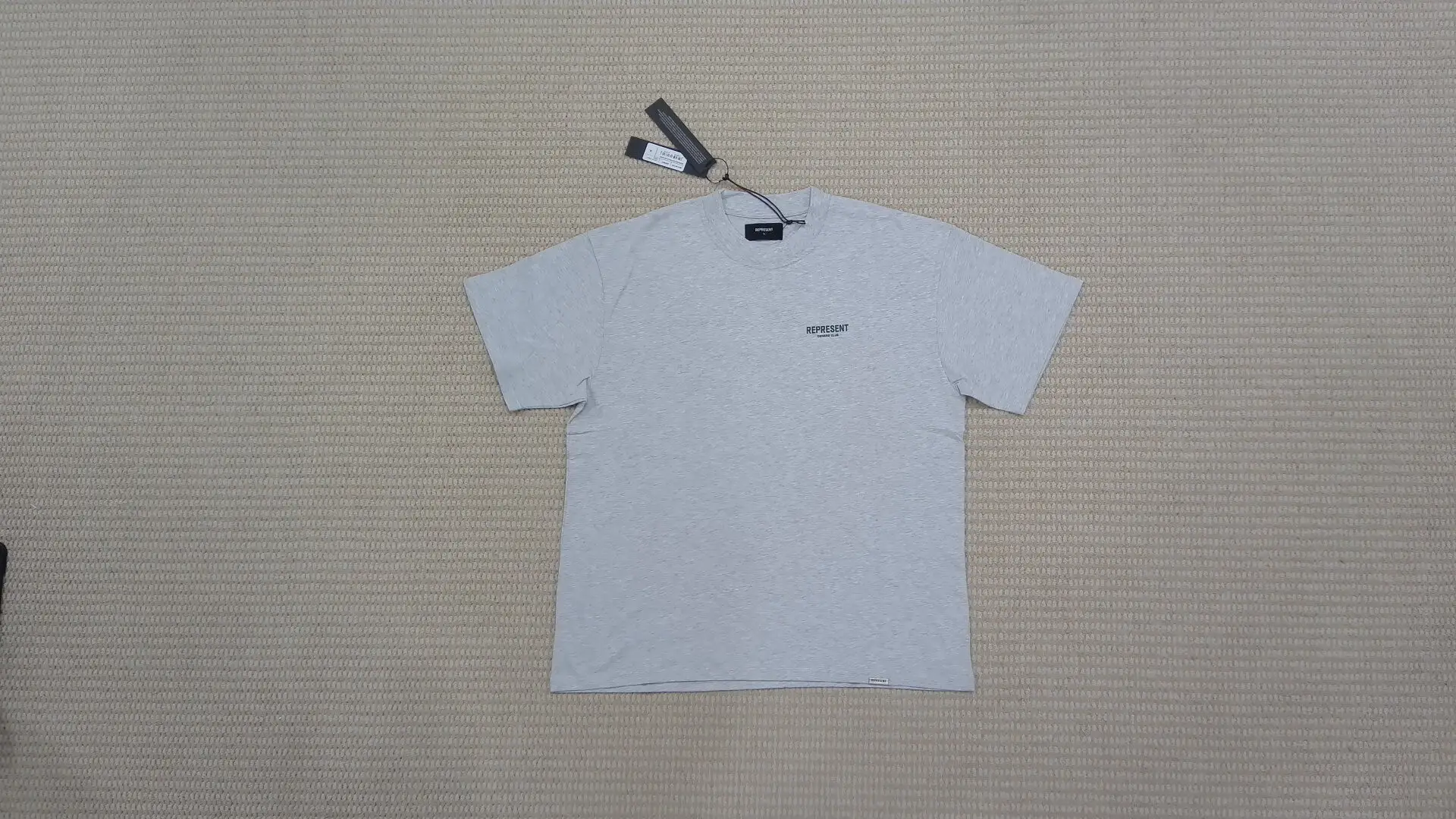 FotiGmanClub REPRESENT letter printed all cotton loose fit men's and women's summer short sleeved TEE shirt trendy summer