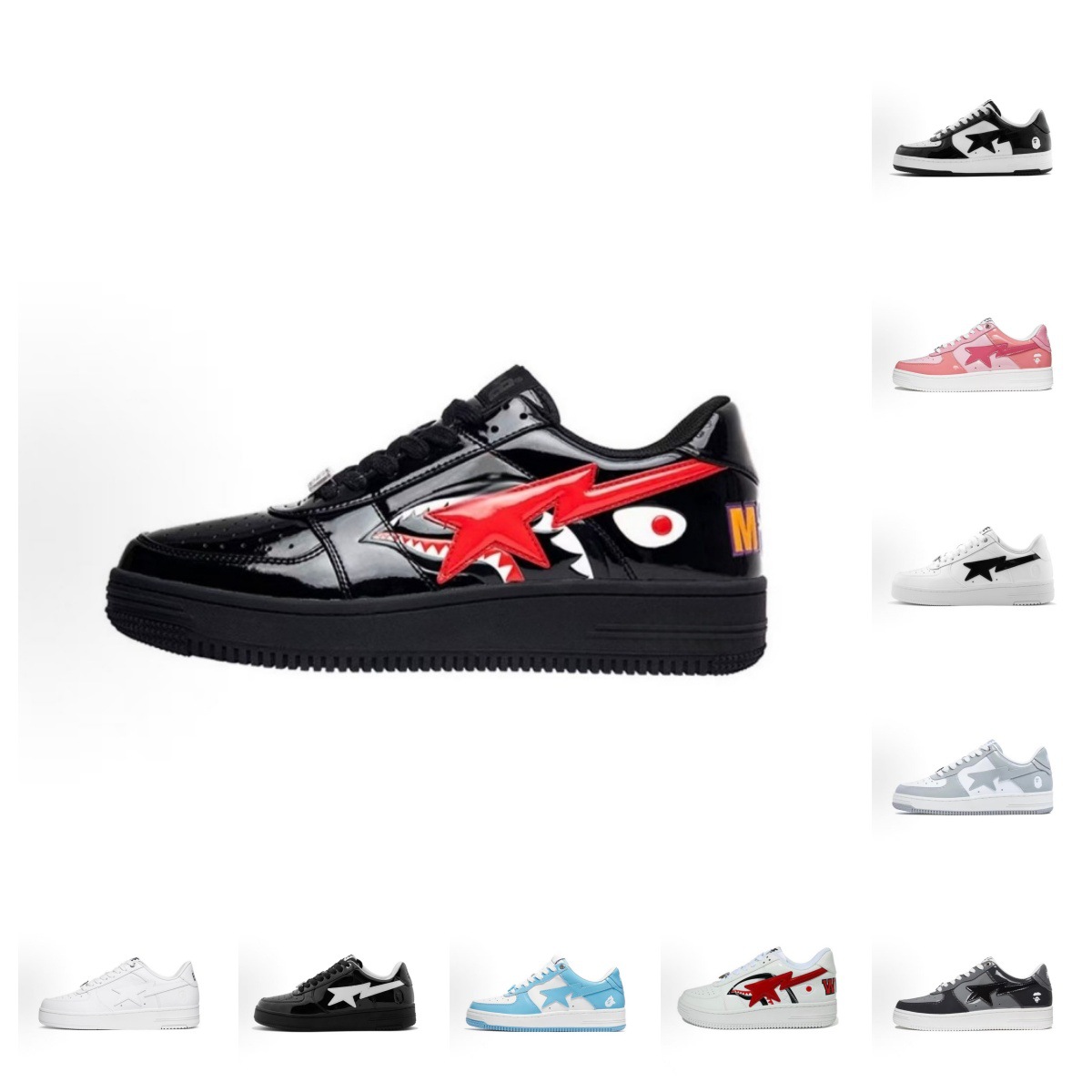 Ape-Head Vibe High Street Fashion Street Dance Fashion Men's and Women's Campus Trendy Sneakers Foto QC de 1688 na Qualit.ly