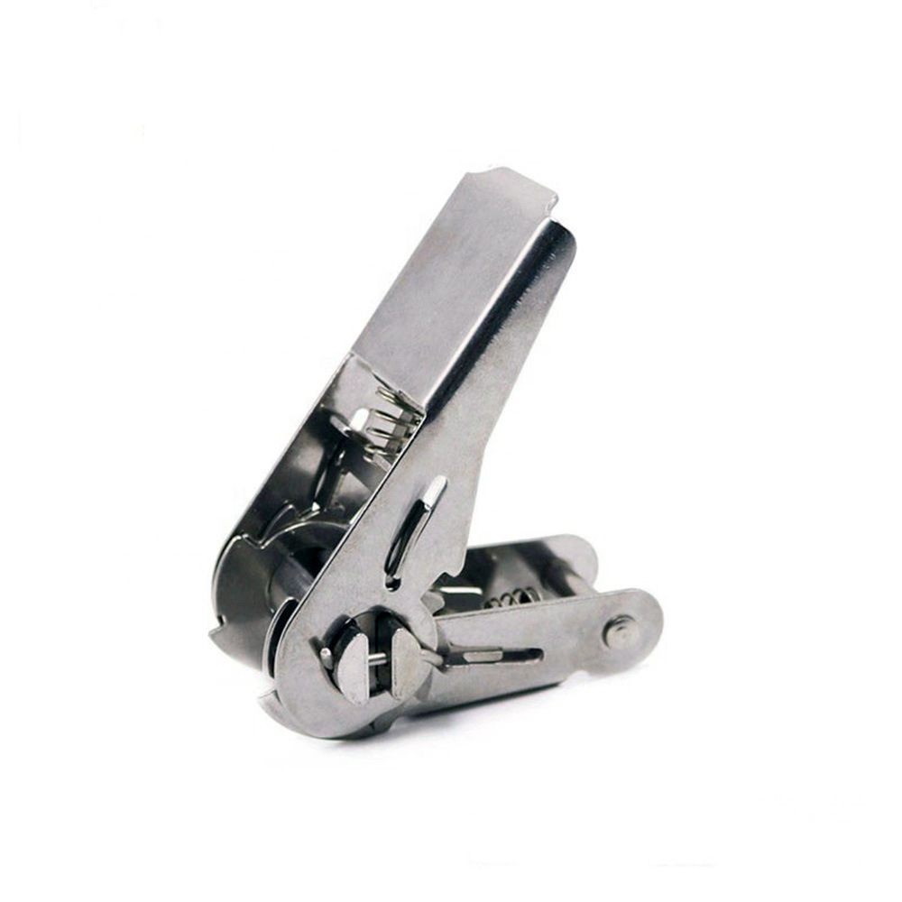 Tensioner for Strapping Straps, Manufacturer Supplies 1” 25mm 304 Stainless Steel Ratchet Tensioner for Tightening Cargo