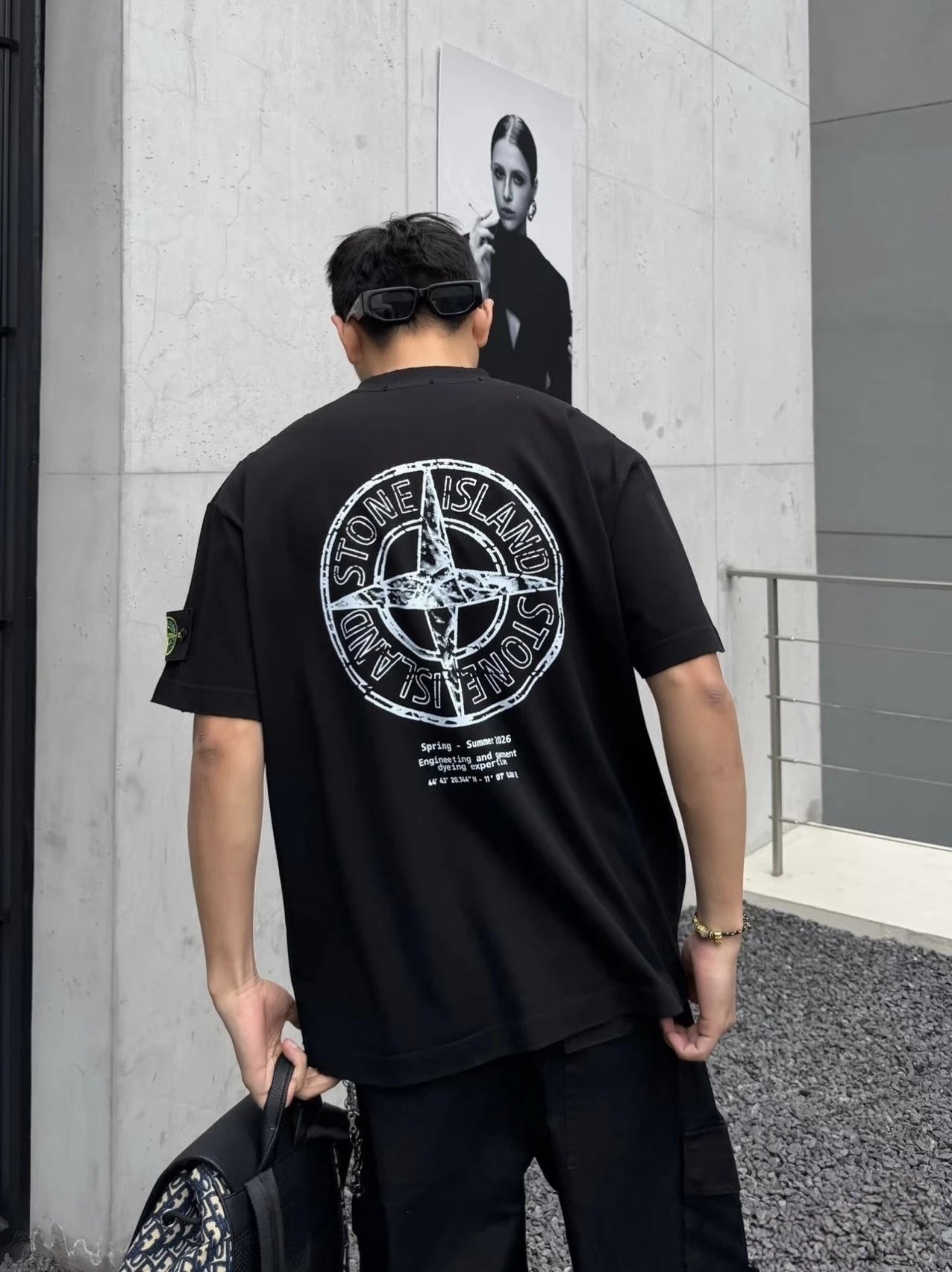 26ss ST石头标志性logo印花短袖t恤