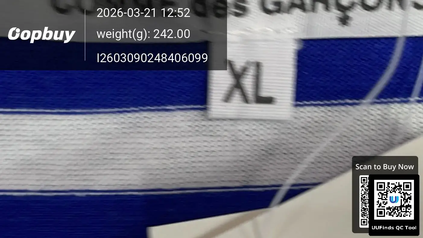 Comme des Garçons Play striped t-shirt blue white