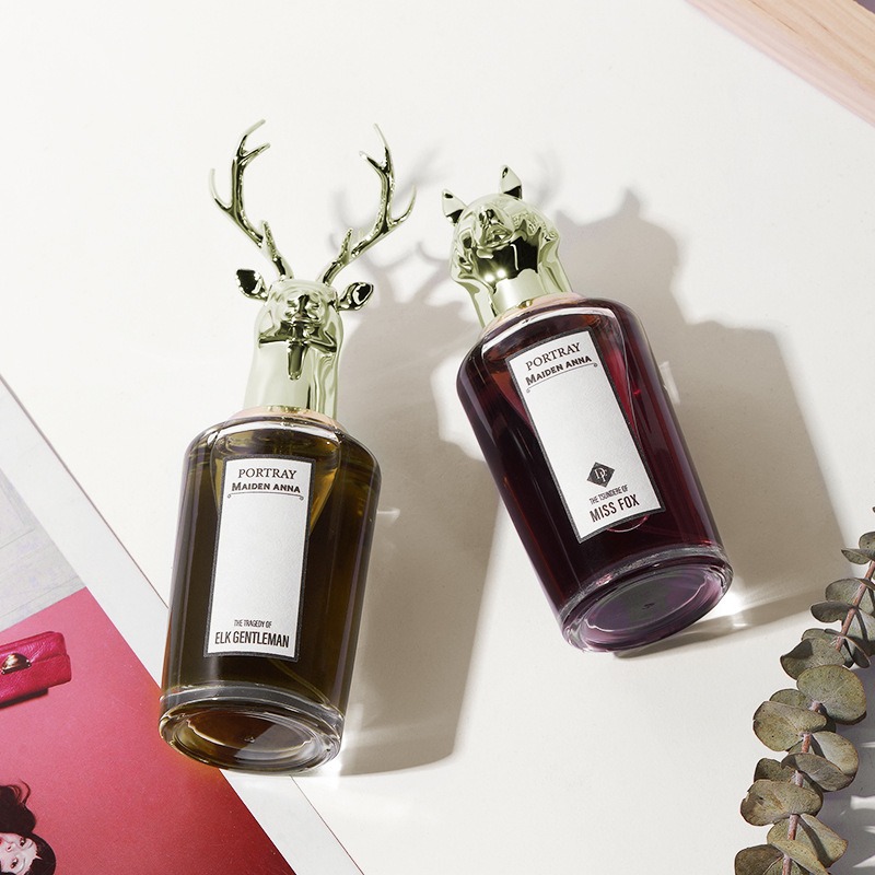 Animal Head Fox Elk Perfume Student Lord George's Tragic Rose Animal Fresh Eau De Toilette Rose Fragrance