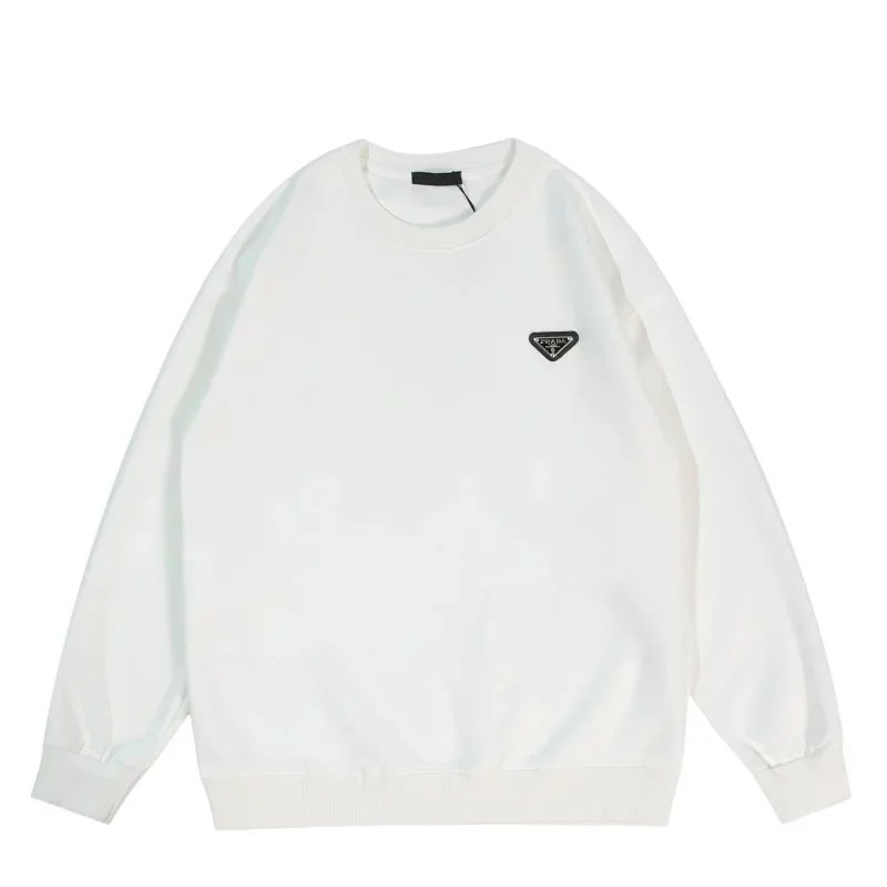 Prada White Crewneck Sweatshirt Foto QC de WEIDIAN na Qualit.ly