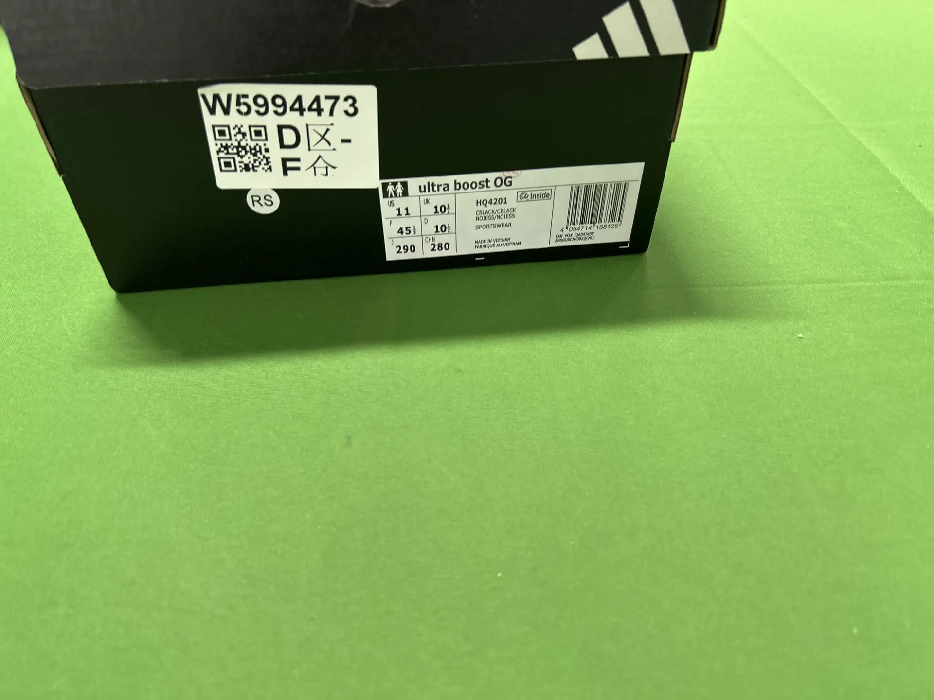 Adidas Ultraboost OG CBLACK/CBLACK/NOTESS