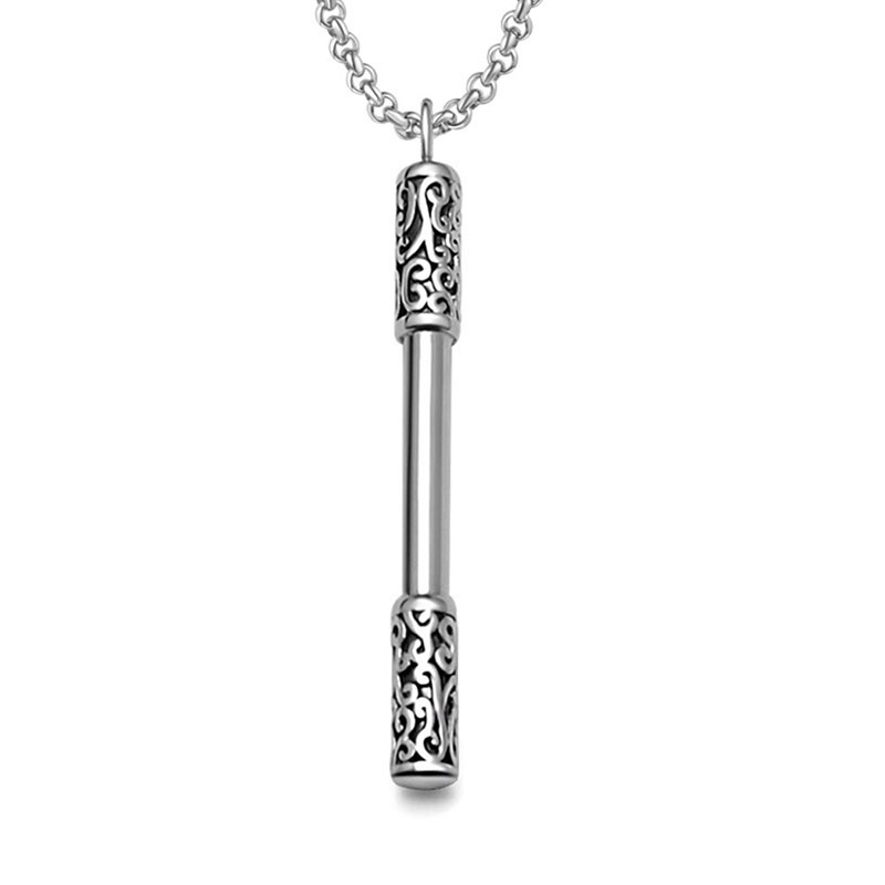 Black Myth Sun Wukong Ruyi Golden Cudgel Necklace Ethnic Style Couple Men's Dinghai Needle Pendant Titanium Steel Necklace