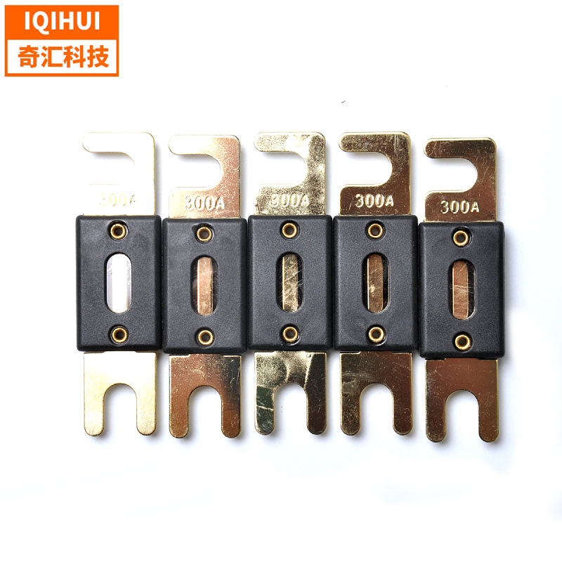 [Combination] 5-pack-300A ANL large fuse gold-plated fork Bolt car safety film