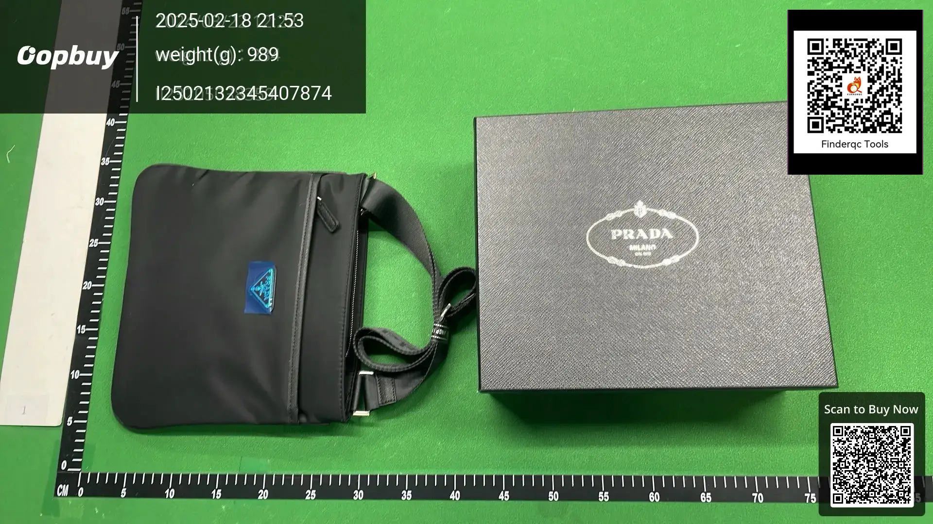 Prada Nylon Shoulder Bag Black