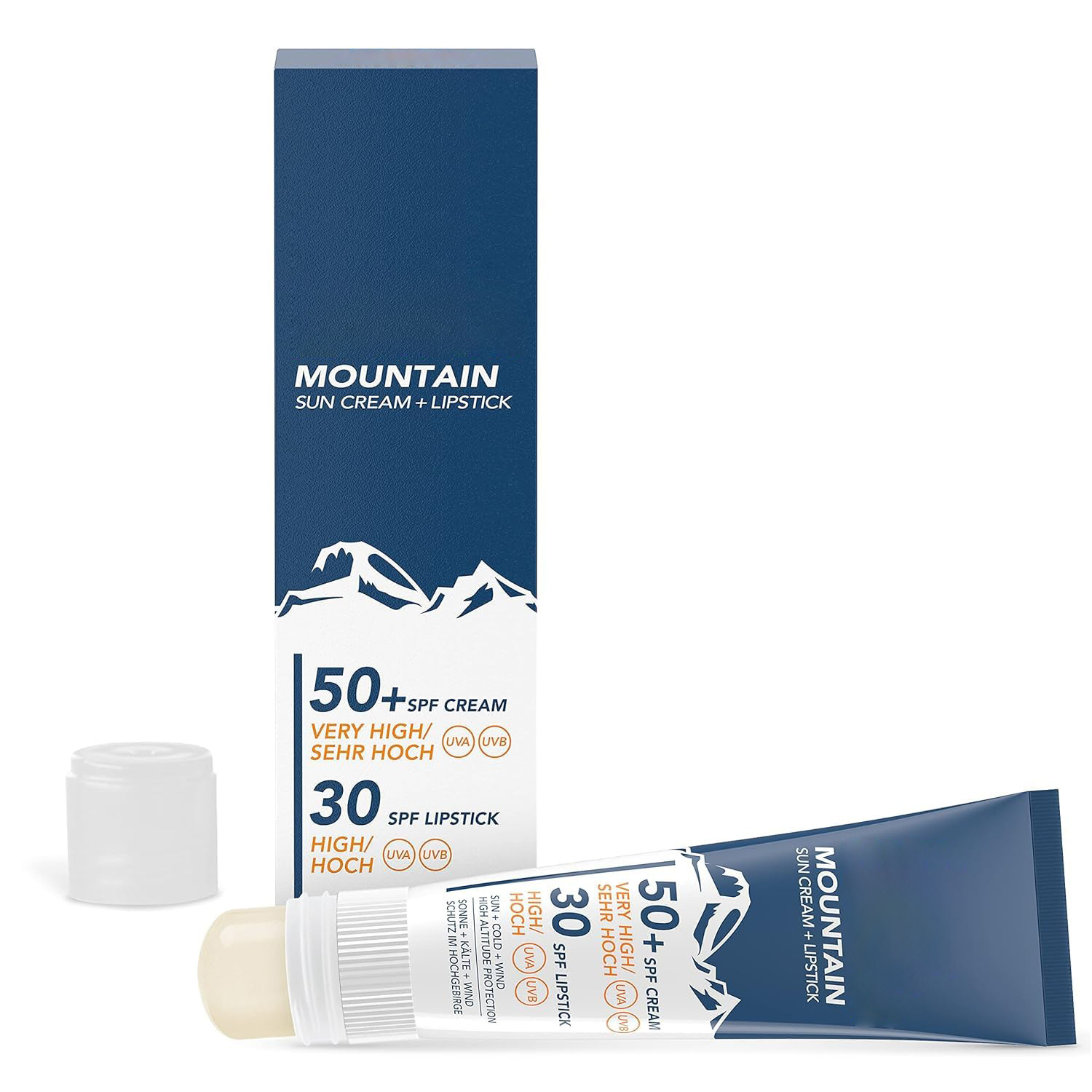 Cross-Border Best-Selling 2-in-1 Sonnencreme Sunscreen and Lip Care Moisturizing Sunscreen