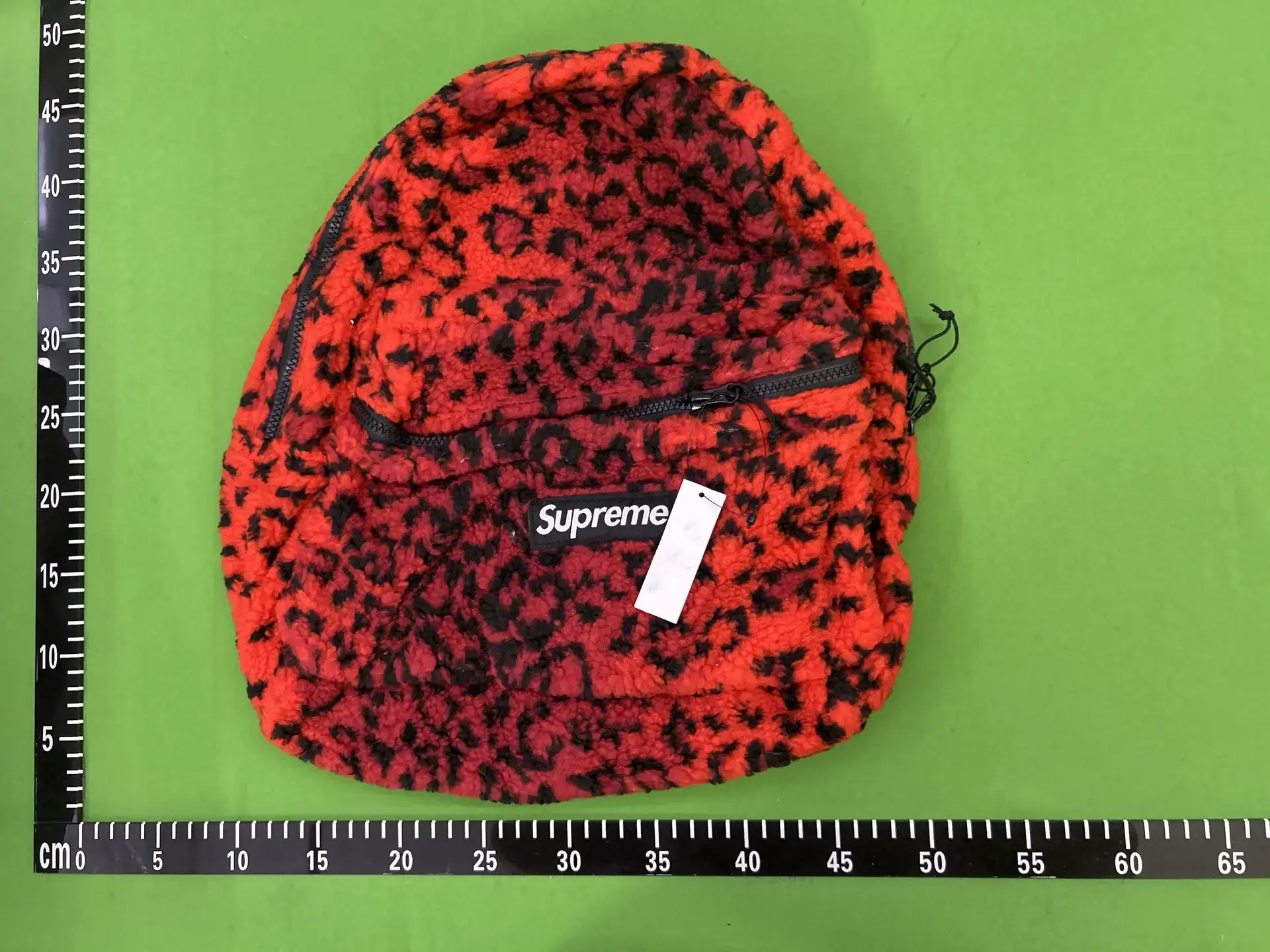 Supreme Leopard Fleece Backpack