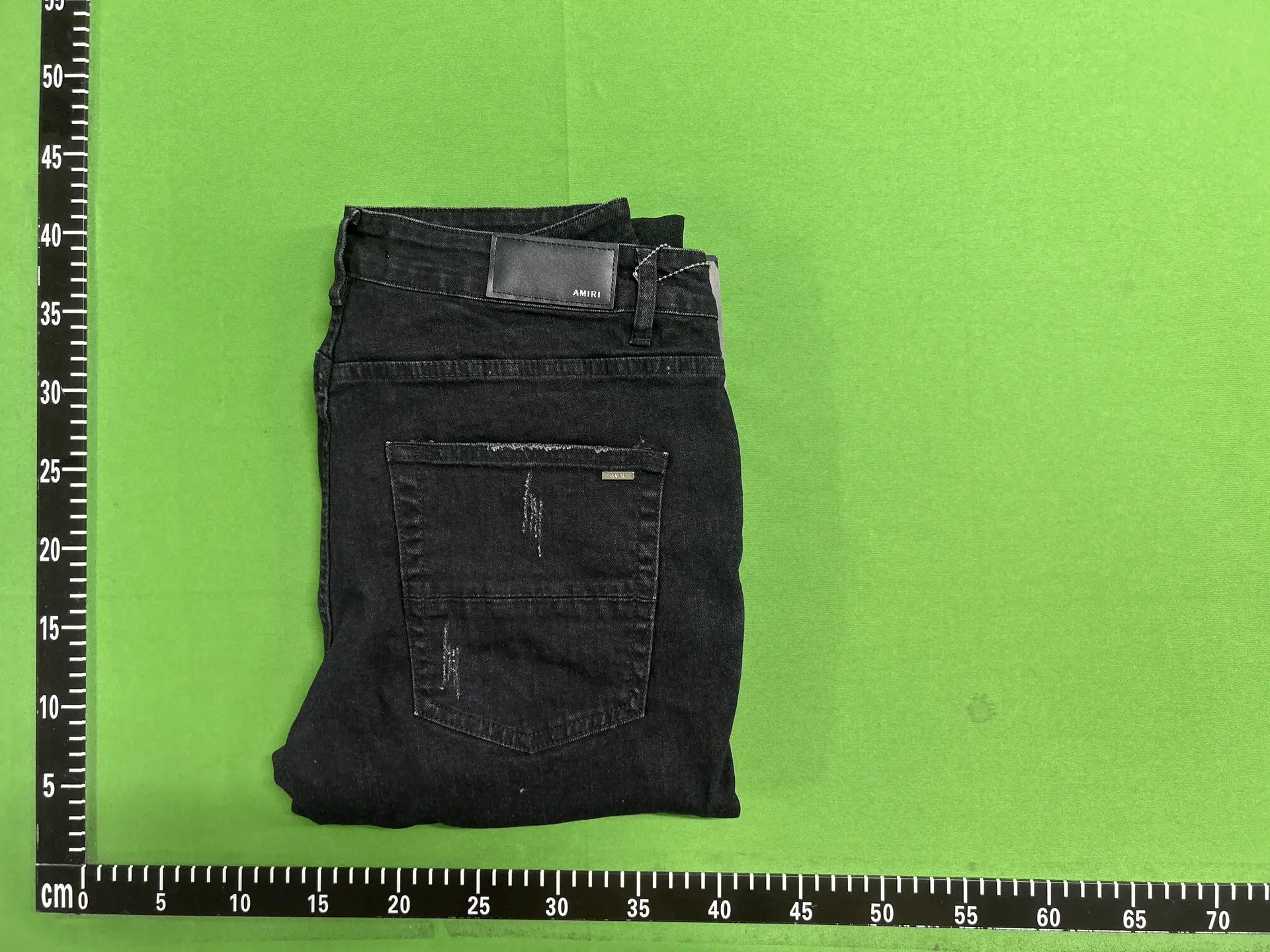 AMIRI Black Distressed Jeans