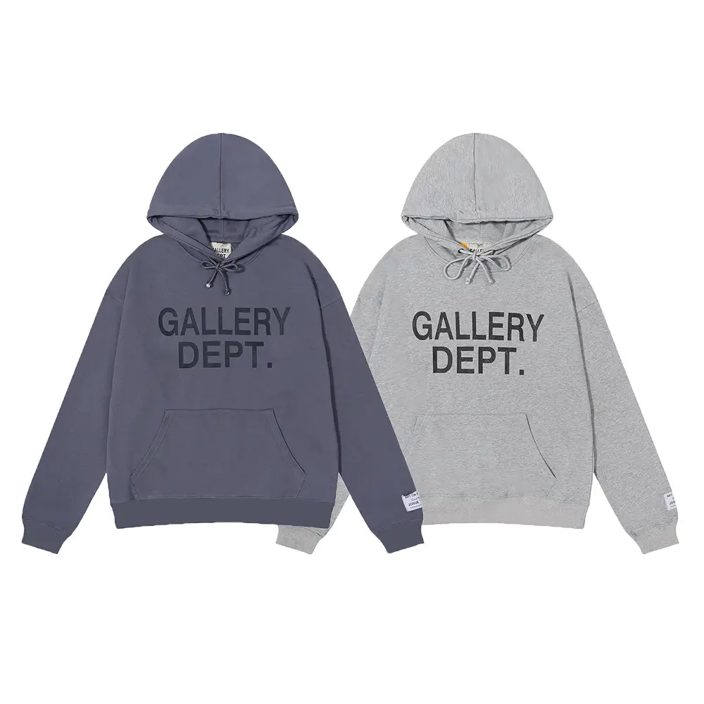 小众美潮GALLERY DEPT经典印花款高克重纯棉毛圈连帽衫卫衣男女