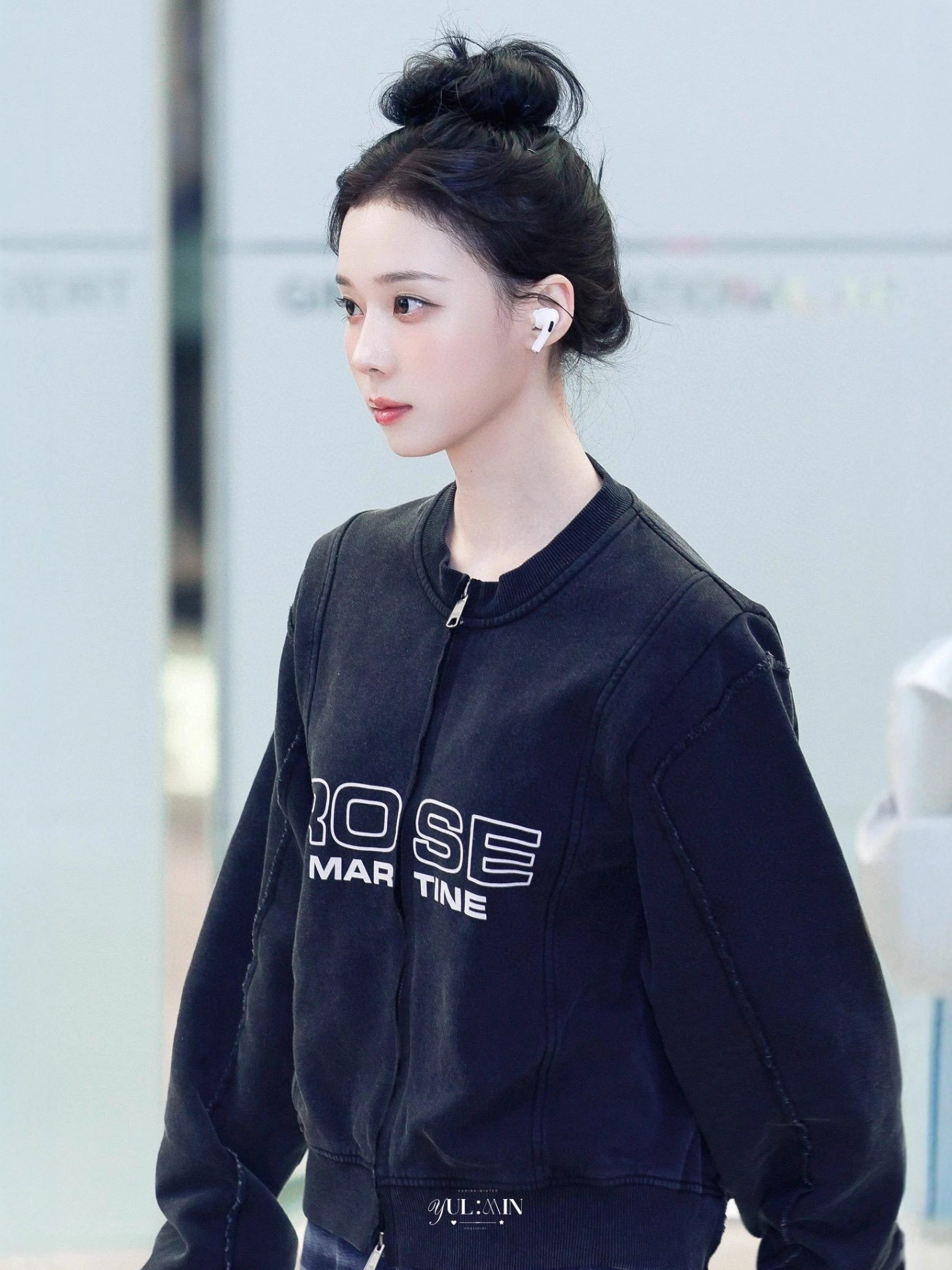 Martine Rose Heavy Weight Washed Distressed Letter Print Jacket American Casual Jacket Same Style as Cai Xukun