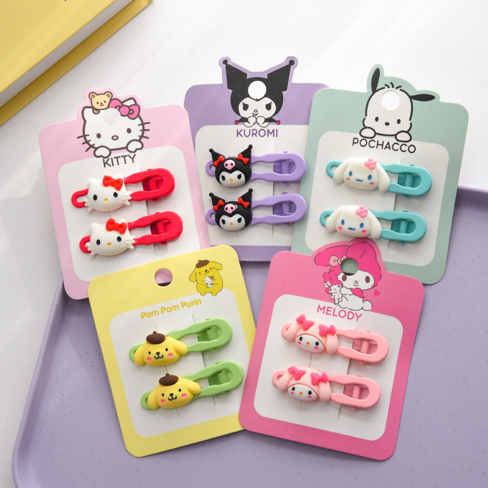 New children's hair accessories kulomi cute girls hair clip KT cat baby hair clip melody girls hair accessories batch