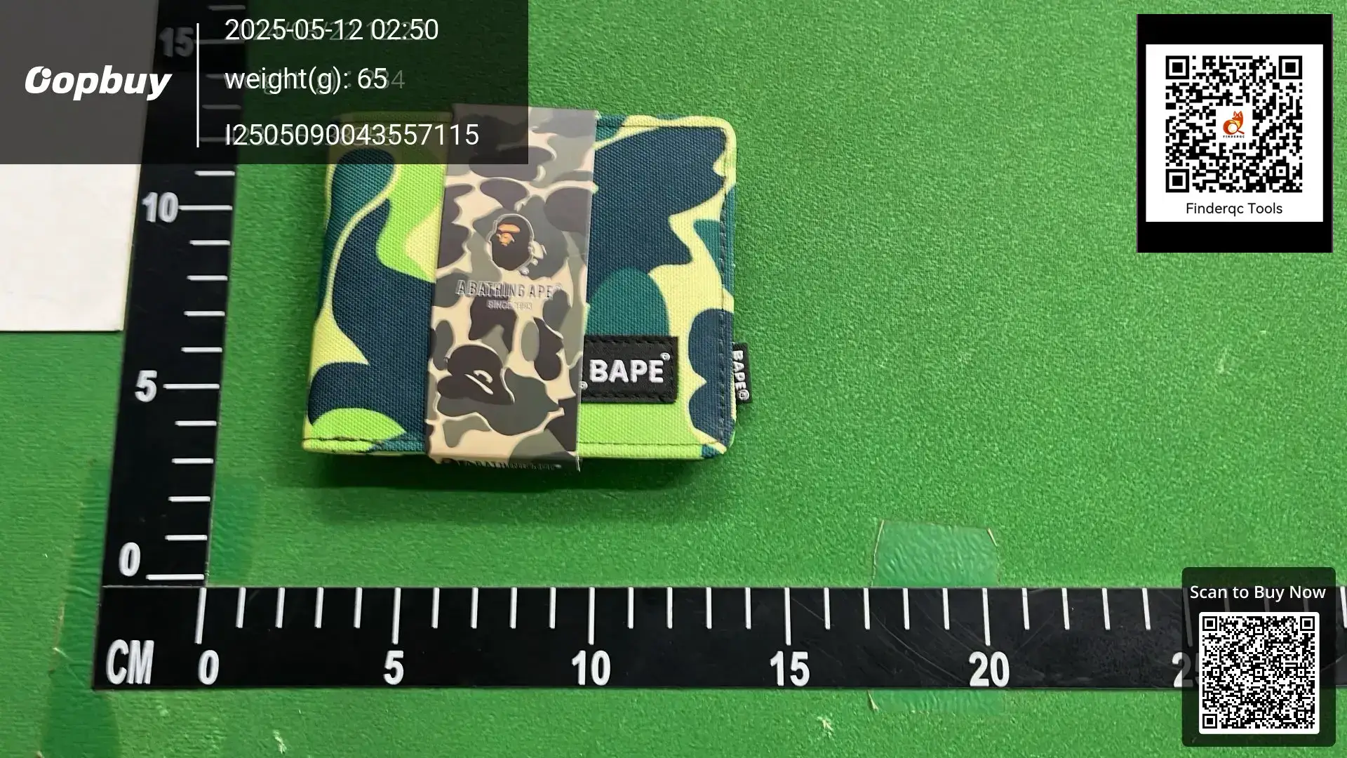 One Piece Hair Ape Head Camouflage Wallet Trendy Brand Wallet Card Holder Camouflage Short Wallet