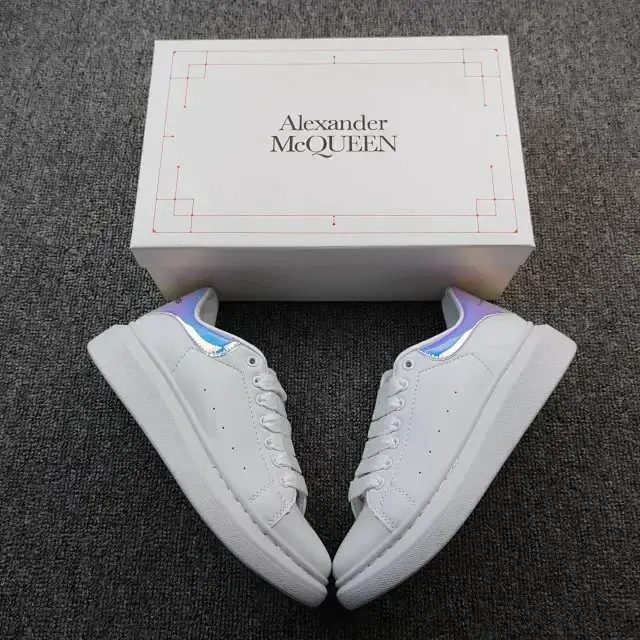 Alexander McQueen Oversized Sneaker Iridescent Heel