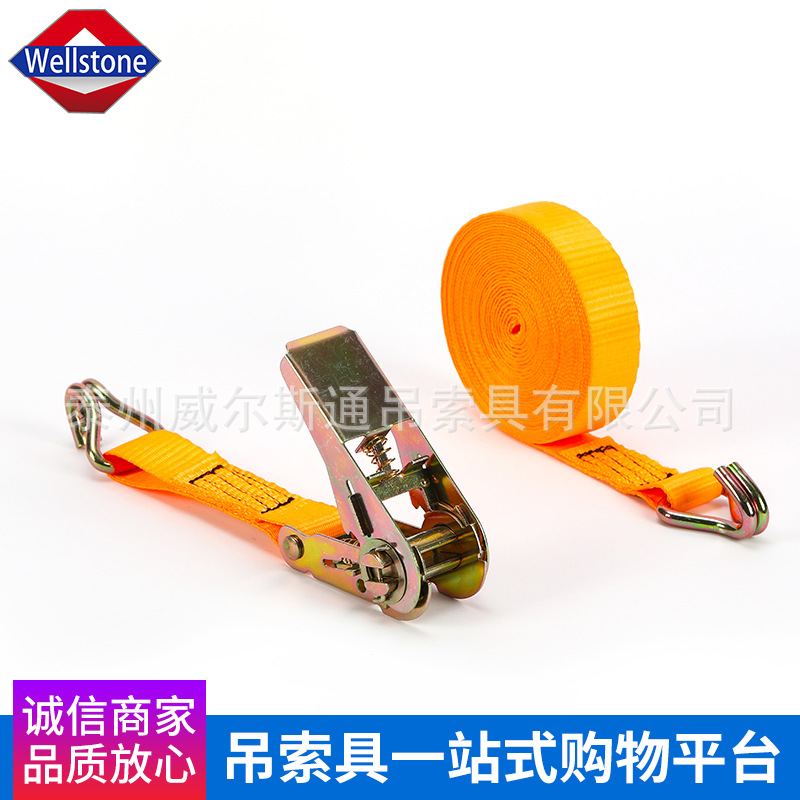 Tensioner 1inch Double Hook Ratchet Tensioner Manufacturer Customized Cargo Binding Belt Tightener