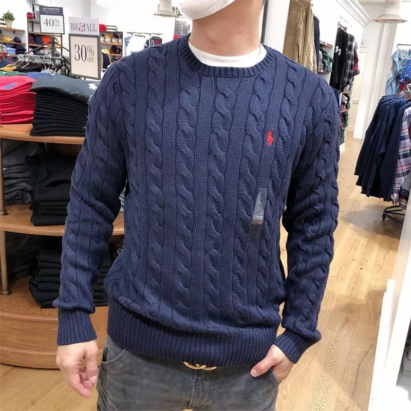 Whatsapp:+63 9666157946加厚套头长袖针织男士毛衣打底衫