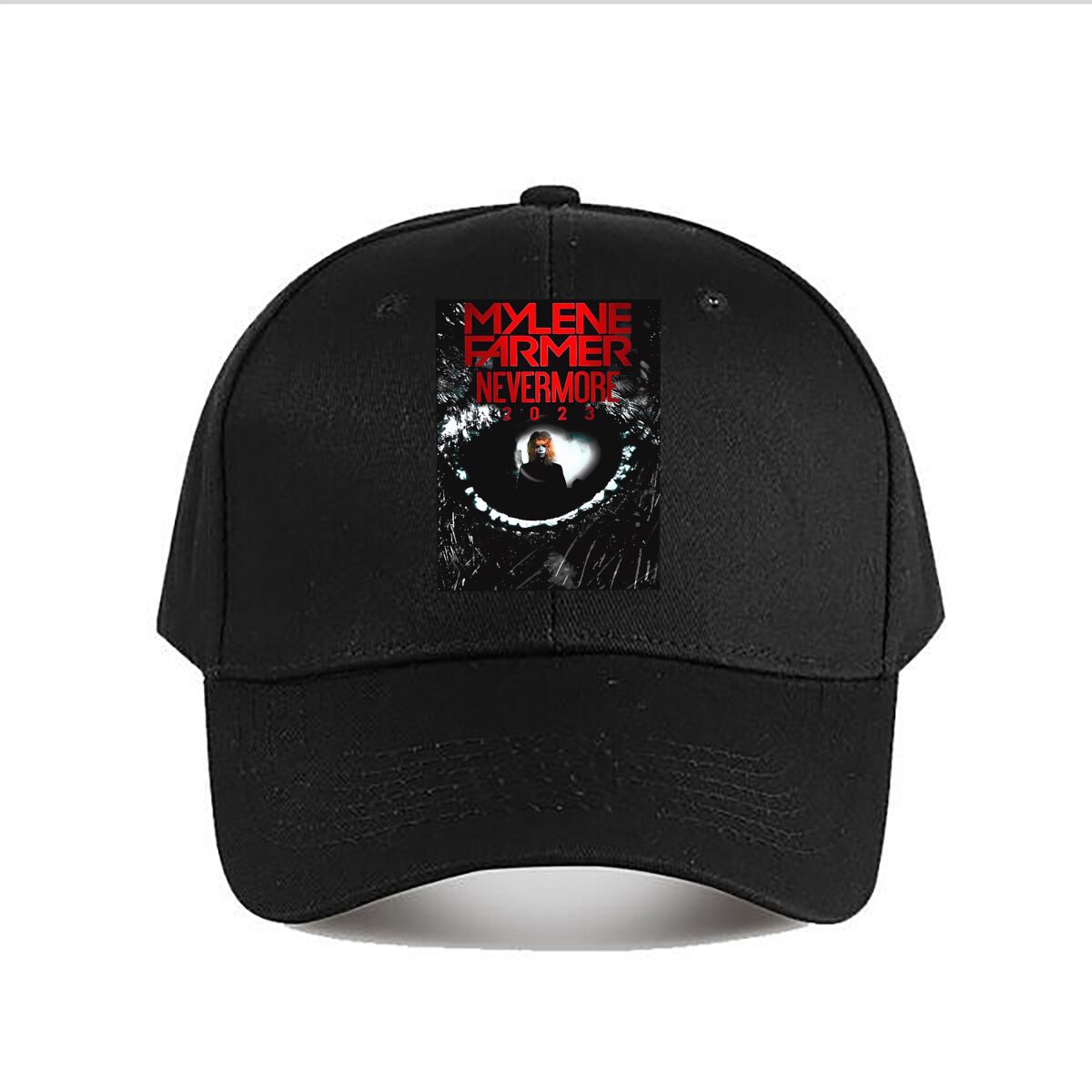Mylène Farmer Nevermore Black Adjustable Baseball Cap