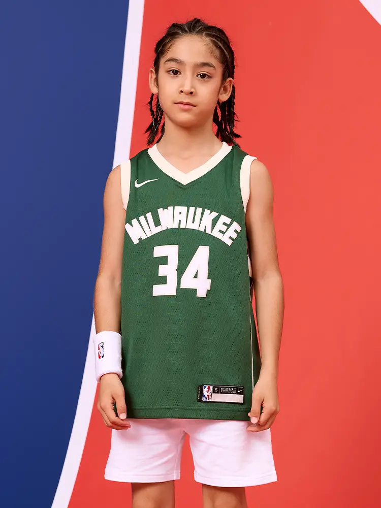 Nba-Nikekids Bucks Antetokounmpo Swingmanicon Youth Jersey kids Basketball Uniform