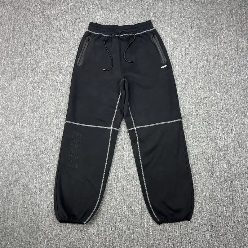 6Pm Drill American Street Hip-Hop Fleece Pullover Hoodie Long Sweatpants Men's Trendy Sports Suit Jacket