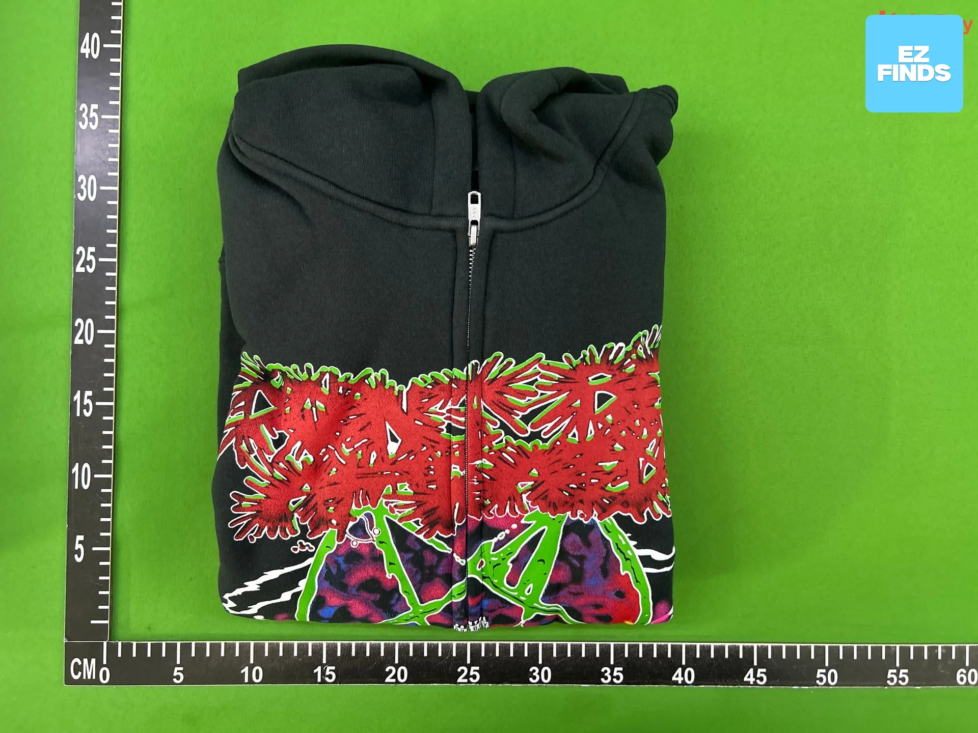 Kk11 Kencarson a Great Chaos Tour Hoodie Zipper Cardigan Jacket Opium QC 照片，来自 TAOBAO Qualit.ly QC