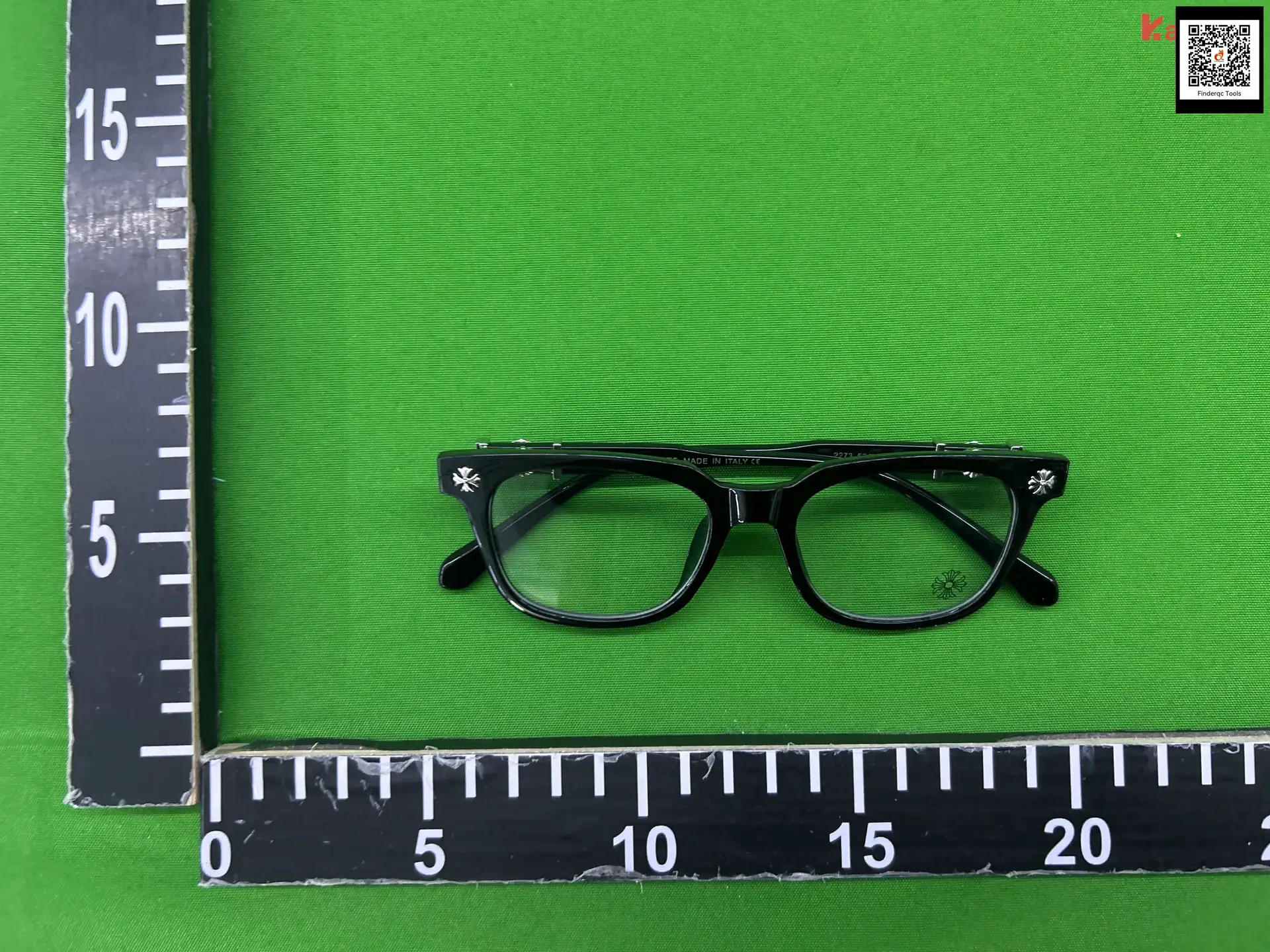 Chrome Hearts 2273-50 Black Eyeglasses