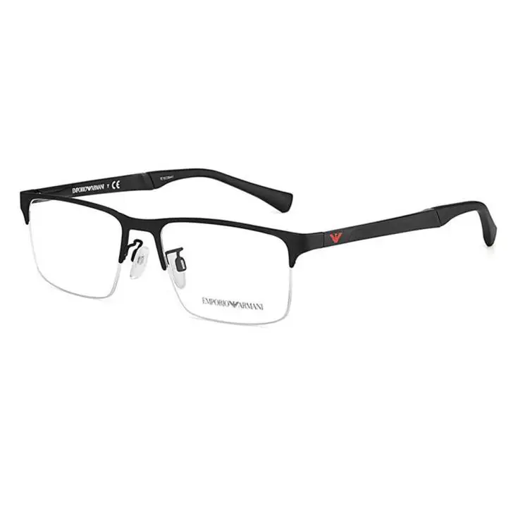 Emporio Armani Armani 24 Fall and Winter Optical Frame Metal Semi-Rimless Glasses Intime 300211