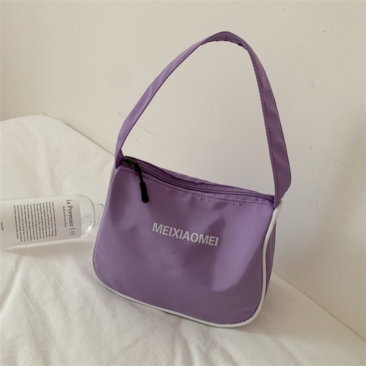 New Nylon Internet Celebrity Small Bag for Women 2020 Winter New Ins Super Popular Niche Armpit Handbag Shoulder Bag