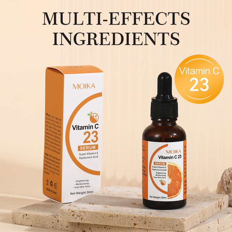 Foreign Trade Products Cross-border Pure English Version Vitamin VC Essence Brightening Skin Color Moisturizing Solution Amazon Wholesale