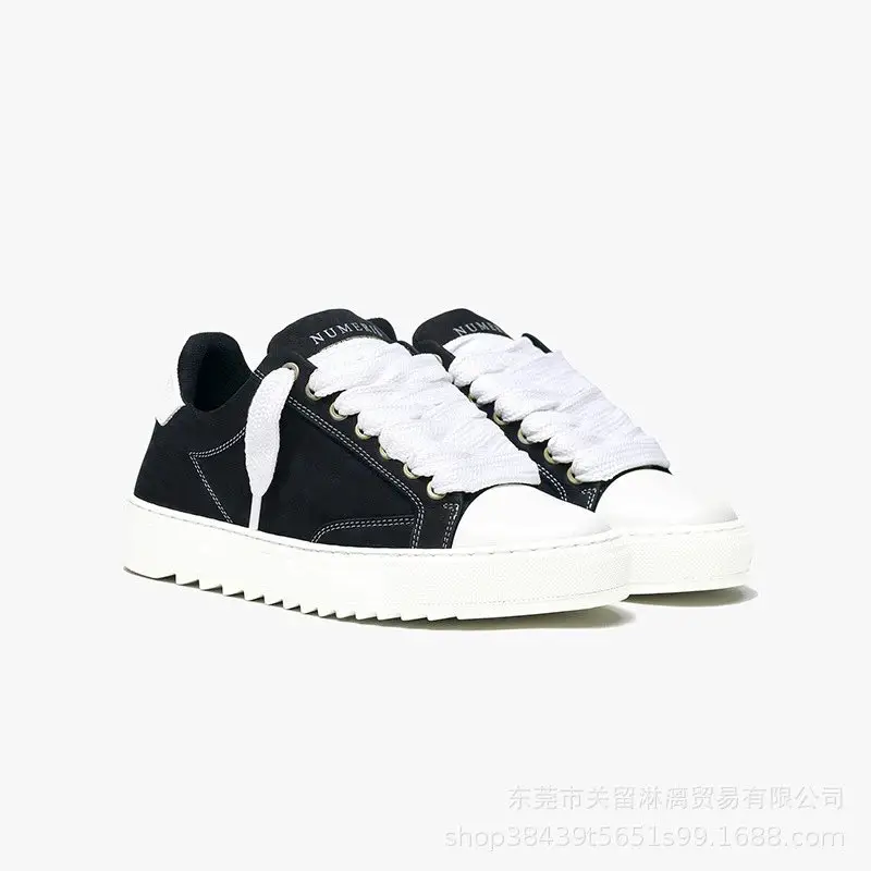 运动鞋男手工喷绘帆布鞋时尚潮流个性定.制板鞋