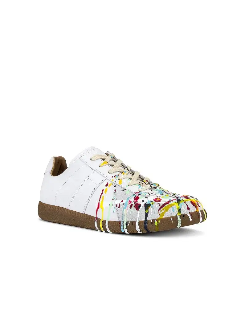 Maison Margiela Replica Paint Splatter Low-Top Sneakers