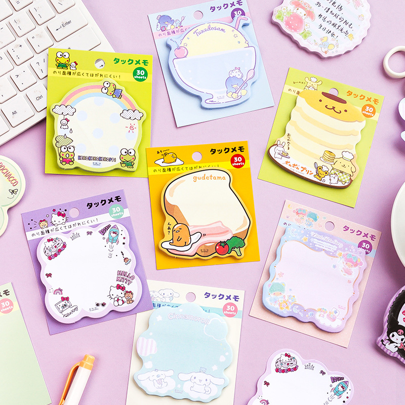 Maipin stationery sanrio sticky note three generations Japanese and Korean cartoon cute message memo notes paste note paper