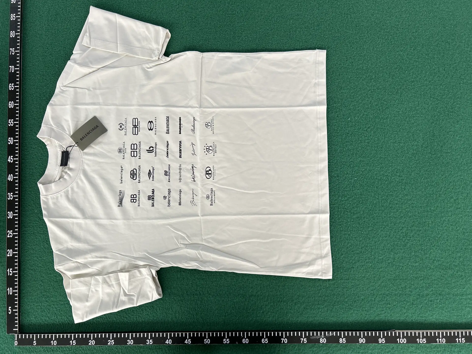 Balenciaga Paris 2024 Logo Print Short Sleeve T-Shirt