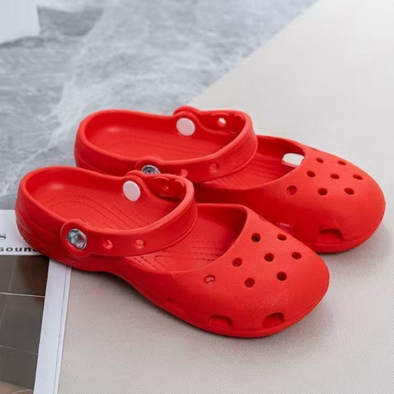 Summer New Style Closed-Toe Ballet Clogs for Students and Couples, Casual Versatile Beach Shoes, Flat Non-Slip Sandals for Women