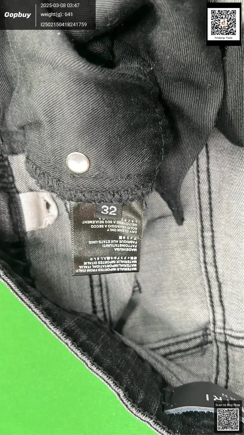 Foreign trade explosions four seasons AMIRI Denim pants men's washing water worn out to do the old a generation of wholesale