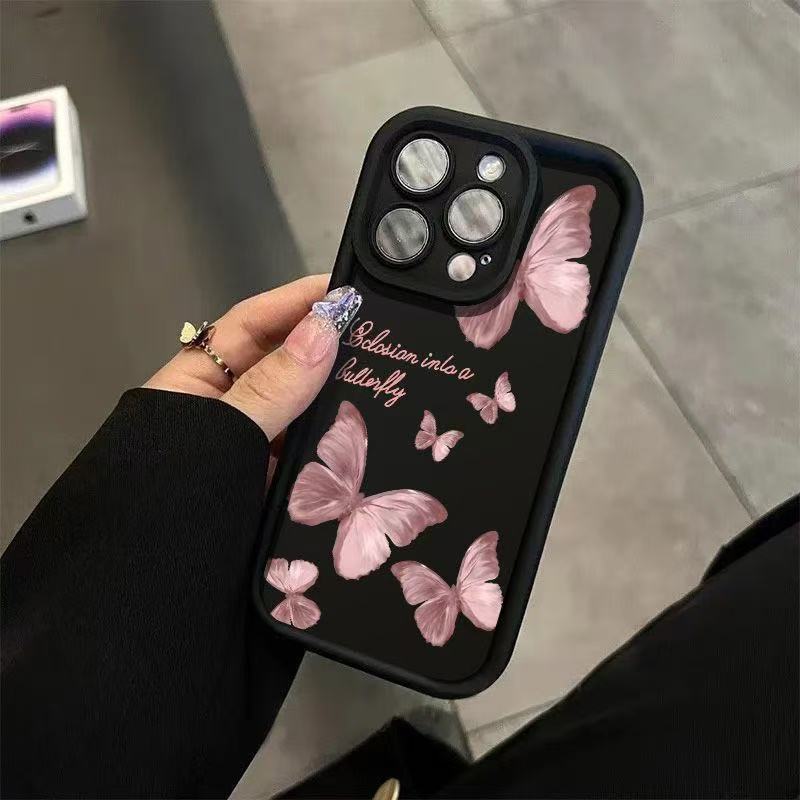 Dream Butterfly Suitable for Apple 17Promax Mobile Phone Case Tianyan Ladder Case Iphone16/15/14 European and American 13