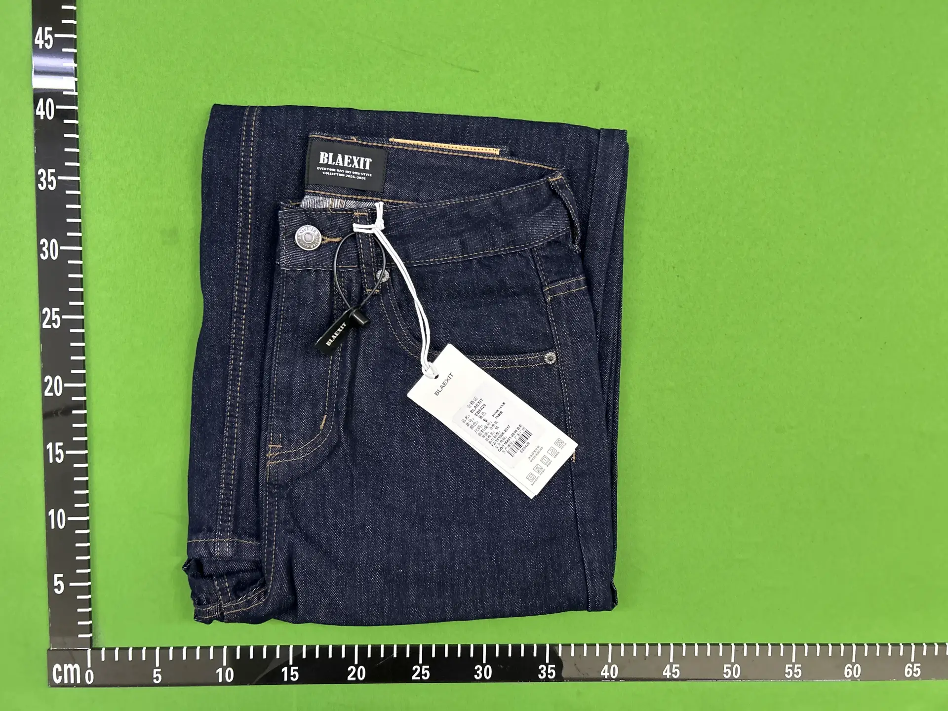 Blaexit American-Style Denim Black Jeans for Men, Vintage Baggy Straight-Leg Loose Casual Original Color Wide-Leg Pants