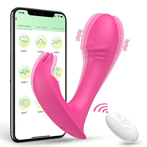Xiao smoked children use invisible masturbator to wear APP wireless remote control double shock stimulation massager for adults