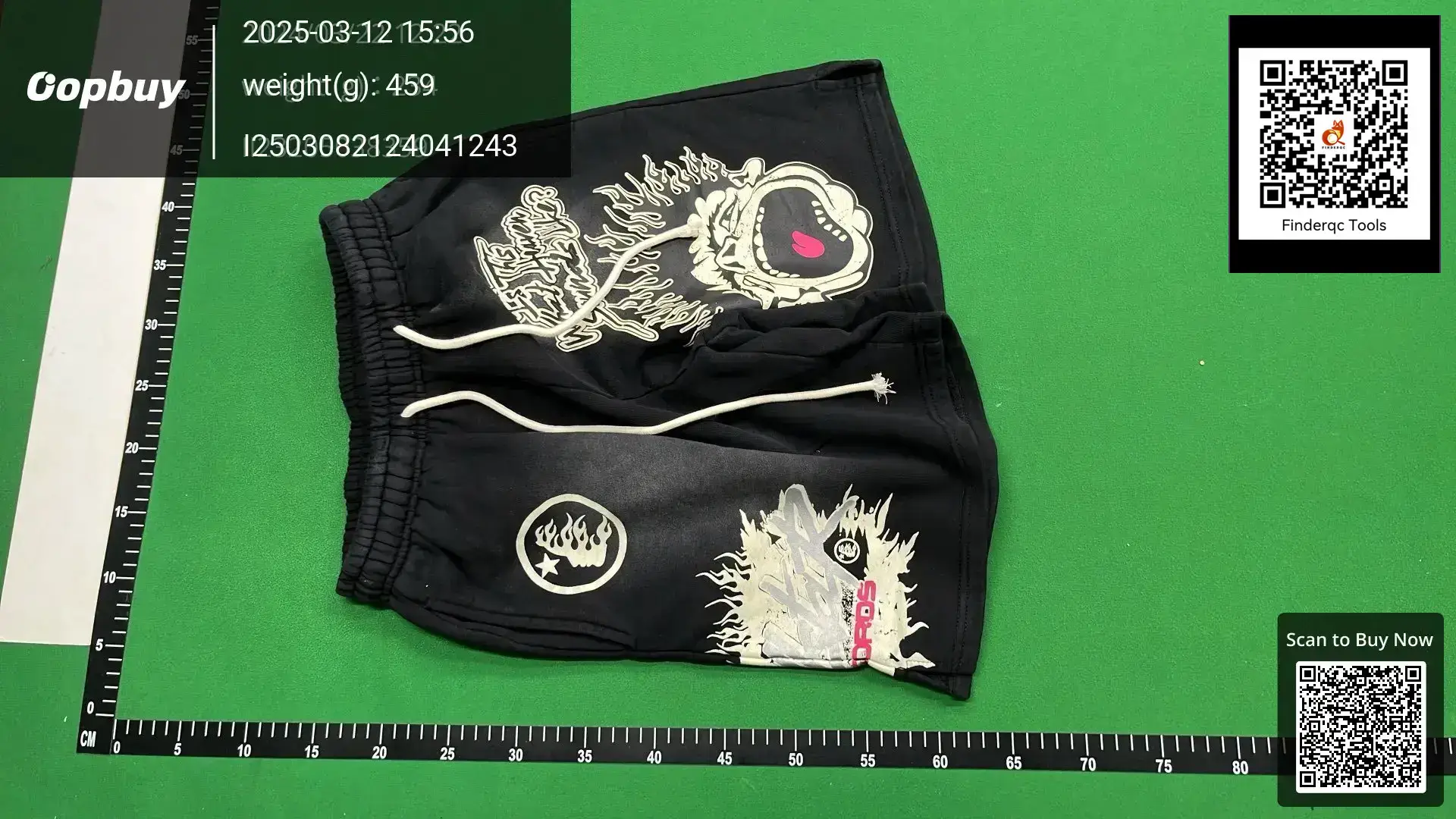 2024 Hellstar Hell Star Mud Wash Water Old Loose Casual Shorts Pants