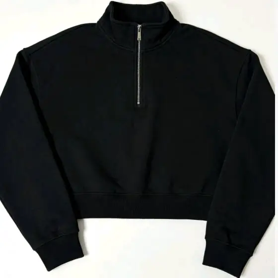 Left Small Size, Small Zipper, Four-Color Stand-Up Collar Sweatshirt 88030814