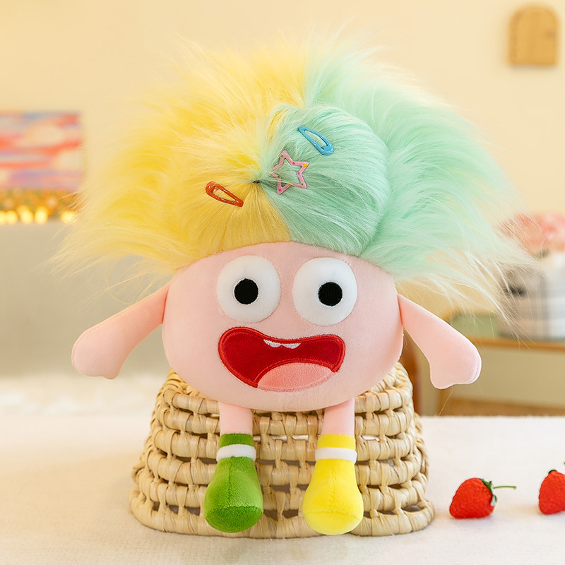 New net red dopamine eye cotton crazy baby ugly cute plush toy doll funny factory wholesale