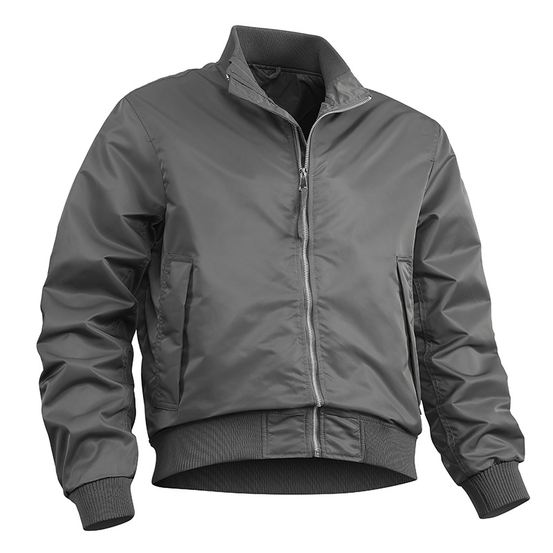Cross-Border New Spring and Autumn American European Size Retro Trendy Brand Stand-Up Collar Bomber Jacket Loose Casual Baseball Uniform Top