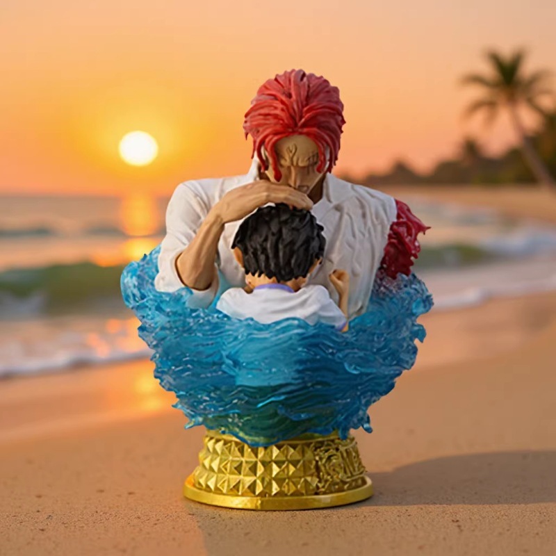Pirate/Sea King Memory Series 001 Bust Broken Arm Red Hair Protecting Childhood Luffy Hand Ornaments