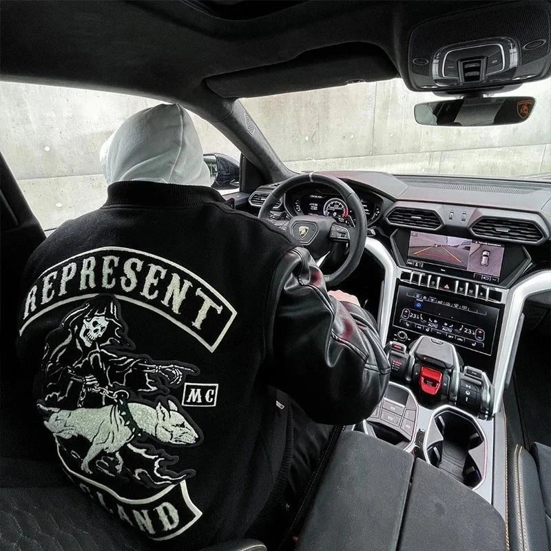 REPRESENT Varsity Jacket foto QC de WEIDIAN en Qualit.ly